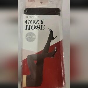Berkshire Women's Cozy Hose Tights Fleece, Chocolate, Petite New in Package!